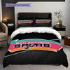 San Antonio Spurs Passion Court Bedding(1 * duvet cover + 2 * pillowcase, without core)Bedding set Duvet cover and pillowcase Christmas birthday gift