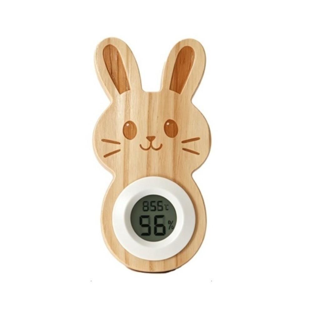 Wall Hanging Pet Cage Thermometer Birdcage Monitoring Hygrometer Rabbit Cage