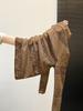 Gradient Lace High-Neck Long Sleeve Top - Chic Autumn/Winter Layering Cover-up