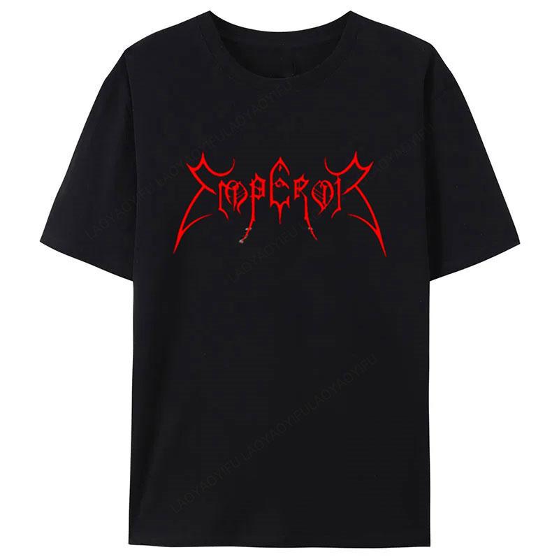 

Norway Band Emperor T Shirts Unisexs Short Sleeve T Shirt Women Fashion Polyester Black Metal Shirt Vintage Clothes Summer Tee Tops 3XL