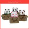 Animal Panda Pvc Figurine Set With Cardboard Box Style For Kids And Collectors