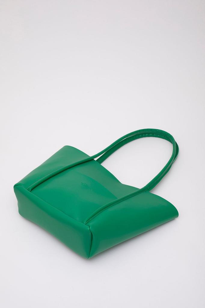 Women's Stylish and Useful Shoulder Bag Blue Shk80 Faux Leather Large Size Arm and Shoulder Bag with Front Pocket and Snap Makeup Bag L:26E:40W:8C