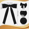 2 Pack Western Ties For Men Kentucky String Tie Clip On Bow Ties Colonel Sanders Black Cowboy Bow Tie Party Black One Size