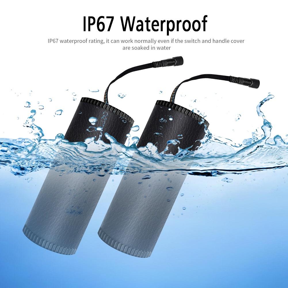 5V Motorcycle Handlebar Heated Pad Winter Heating Grip 3 Heat Waterproof Electric Handlebar Grip USB Heater Scooter