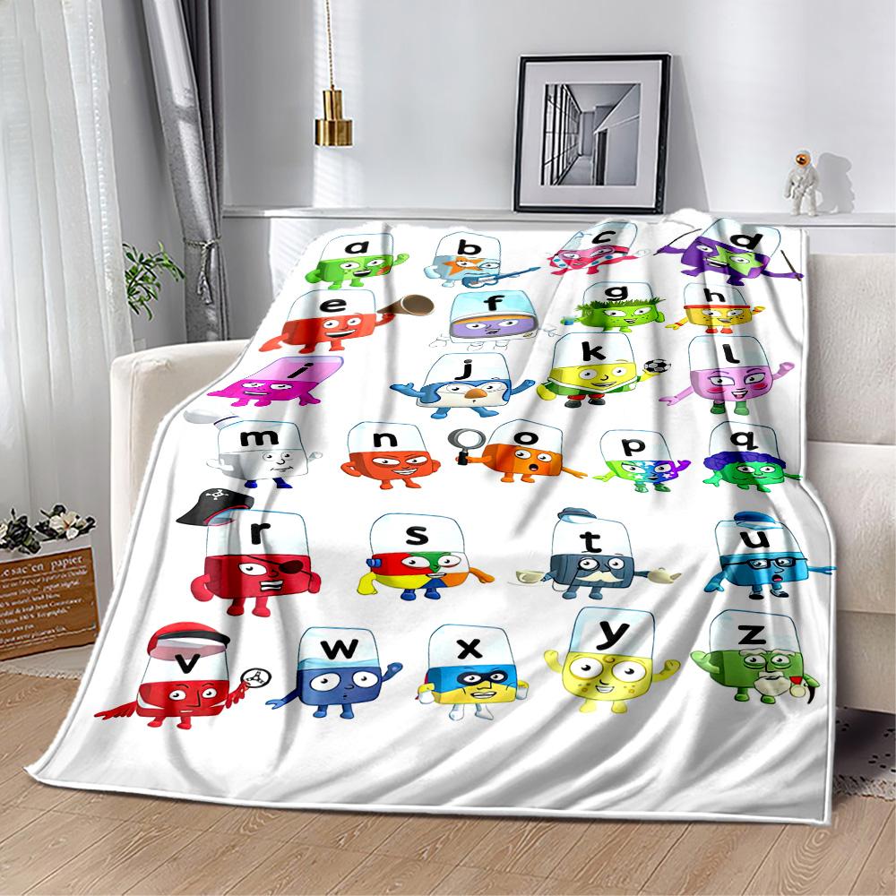 Numberblocks Blanket Soft & Cozy Perfect for Bed Office Chair Office for All Occasions Warmthful Decor Suitable for Gifting Relatives and Friends