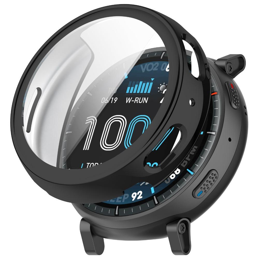 

Новий силіконовий чохол Захисна оболонка Для Amazfit Active Max A2557 Високочітке HD скло Для Amazfit Active Max Аксесуари Оболонка чорний