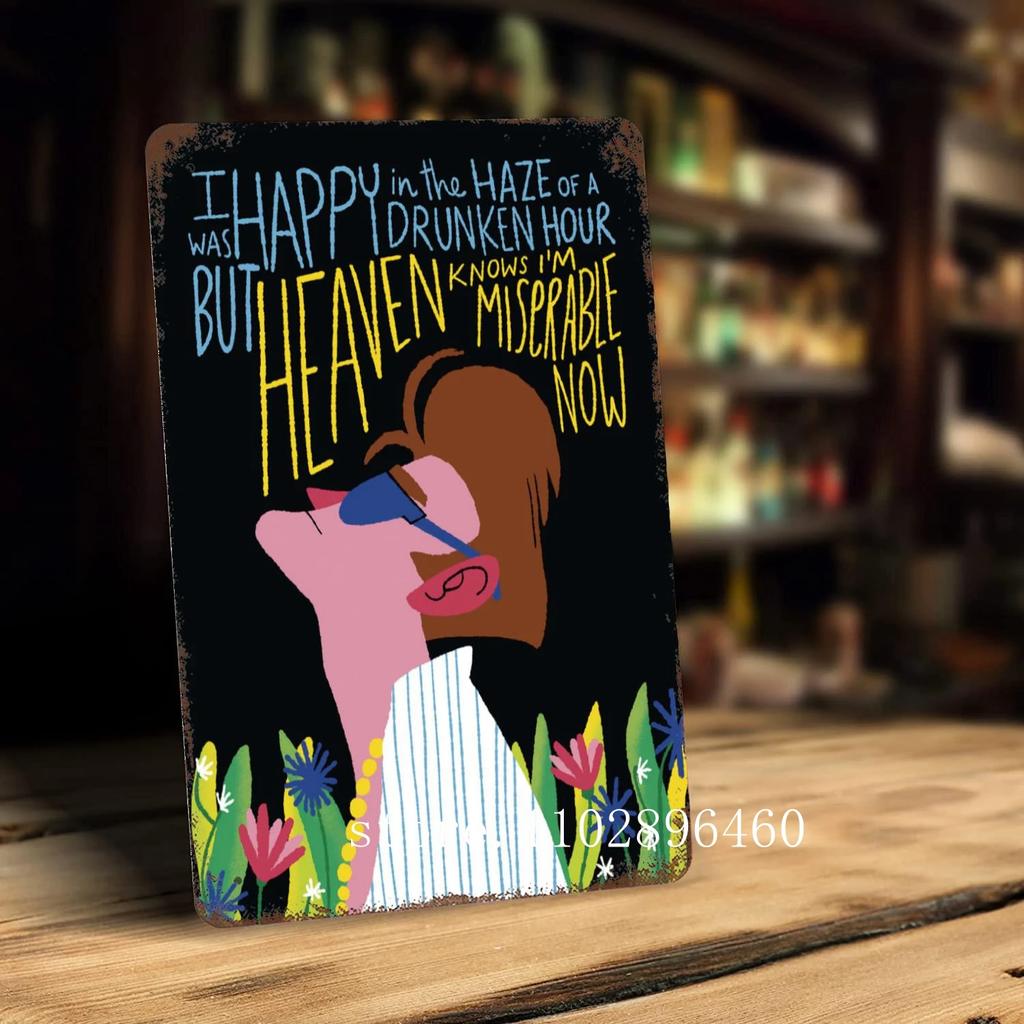 The smiths Metallschilder & Schilder Wanddeko Vintage Blechschilder Captain Metall Poster Deko für Bar Pub Club Wanddekoration