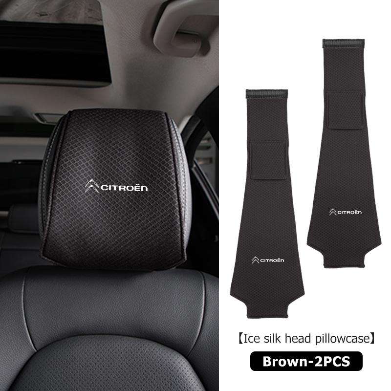 Isilke Bilhuvudstödsskydd Smutsavvisande Skydd för Citroen Grand Berlingo Jumper Celysee Xsara Picasso Aircross Saxo