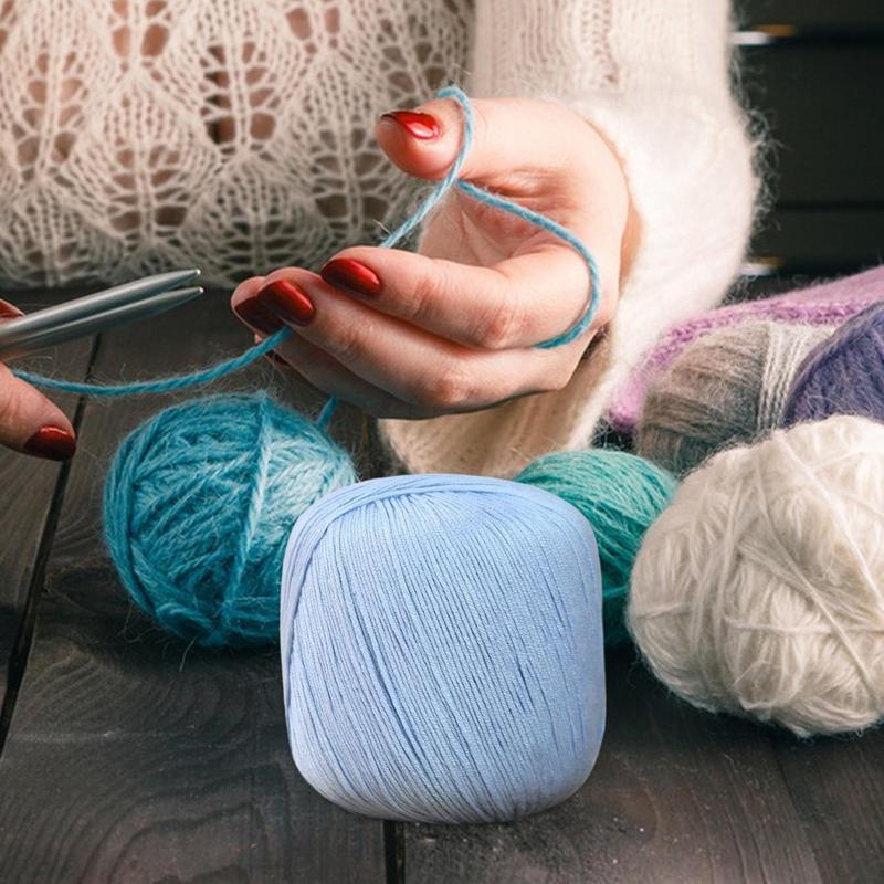 Cashmere Cotton Yarn Knitting Hand-knitted High-grade Wool Thread for Cardigan Hat Sweater Soft Creative Knitting Material