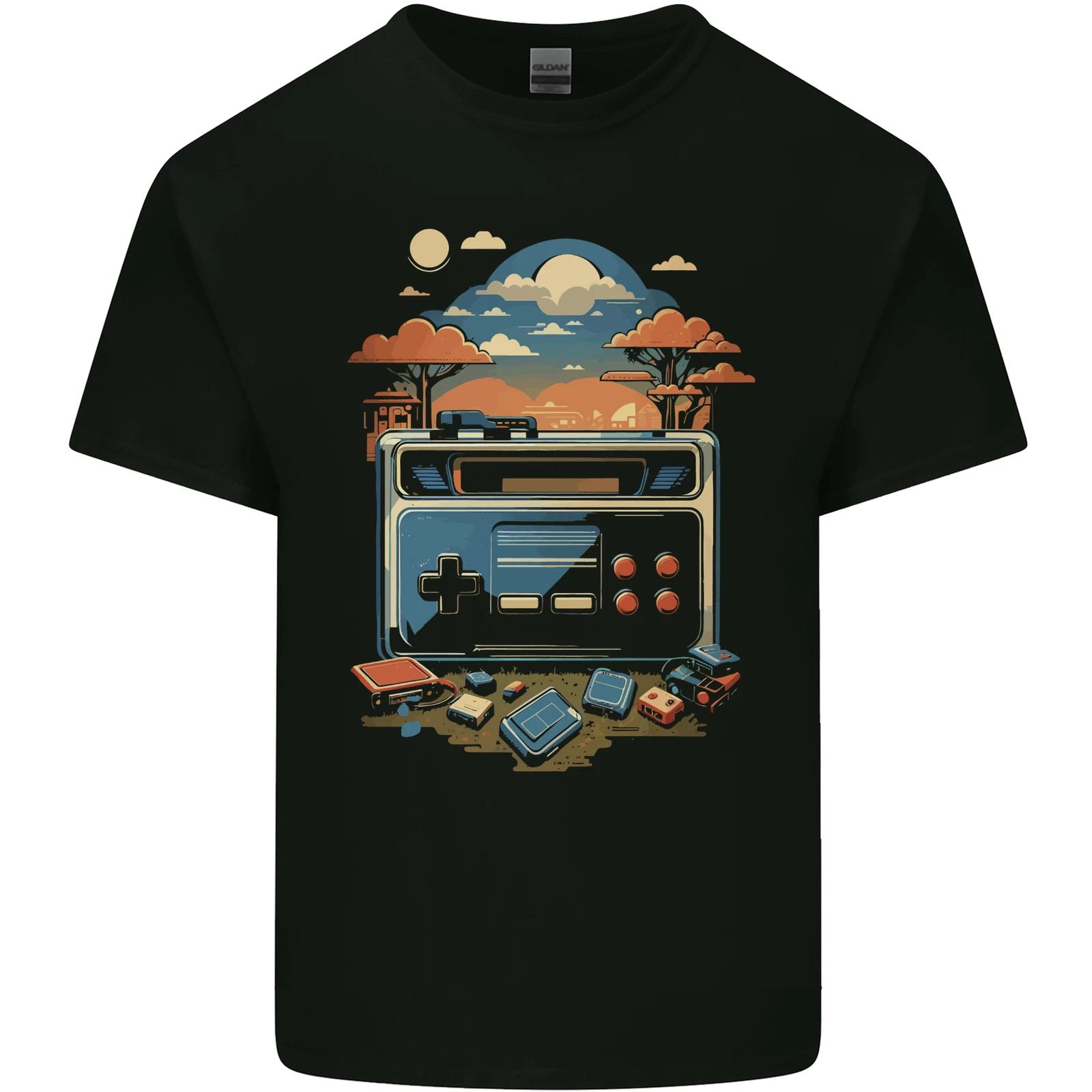 Retro Gaming Graphics Video Games Gamer Kids T-Shirt Childrens S