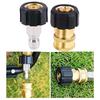 Pressure Washer Adapter Set M22 14mm to 3/8 Inch Quick Connect Coupler Kit Brass Fits Hose Pump Thread Conversion