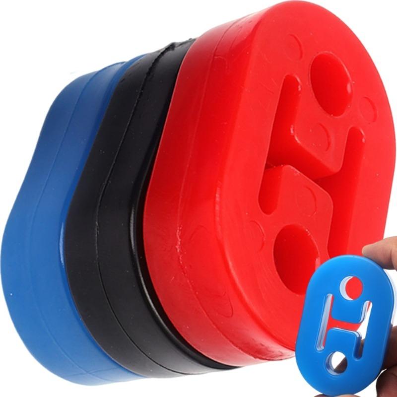Lifting Towing Wheel Muffler Support Shock Absorber Automobile Universal Two Holes Exhaust Pipe Hanger Cushion Rubber Parts