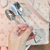 Household Spoon Fruit Ice Cream Dessert Spoon Shovel Fork 304 Stainless Steel Watermelon Spoon