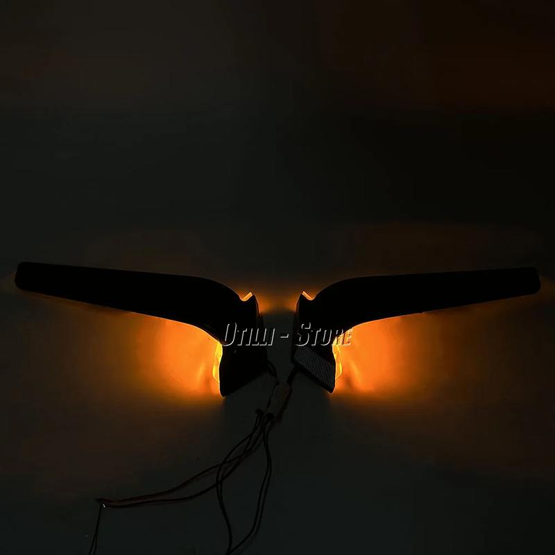 New Motorcycle For Ducati Panigale V2 2020-2023 PANIGALE V4 2019-2022 Rearview Mirrors with LED Rotating Adjustable Wing Mirrors