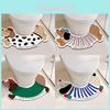 Cartoon Dachshund Dog Bathroom Mat With Absorbent Silicone Diatom Mud Non Slip For Home Use
