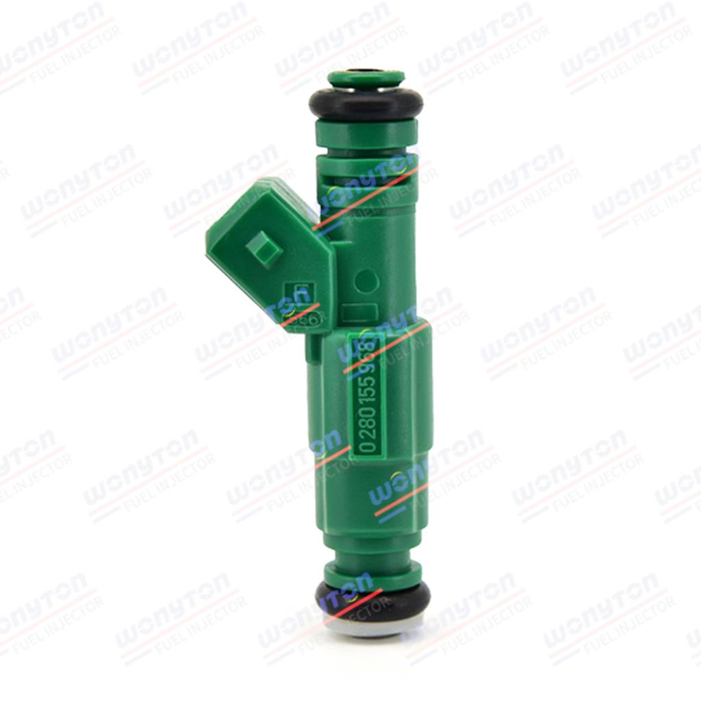 4PCS 0280155968 Fuel Injectors For GM Ford TBI LT1 LS1 LS6 V8 440cc EV1 Chevy