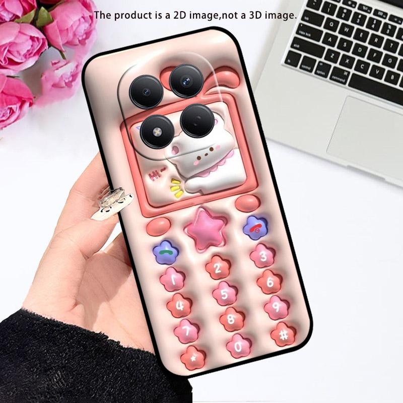 Phone Case For Xiaomi Redmi Note 15 Note15 Pro Plus Pro+ 5G Shockproof Bumper Soft TPU Cover Coque Note15Pro Silicone Fundas