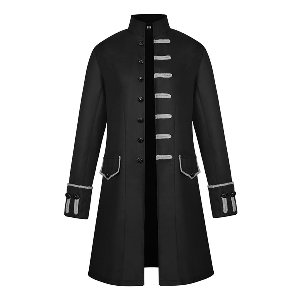 Steampunk Umhang-Mantel Für Herren – Gothic Kapuzenjacke Im Vintage-Stil