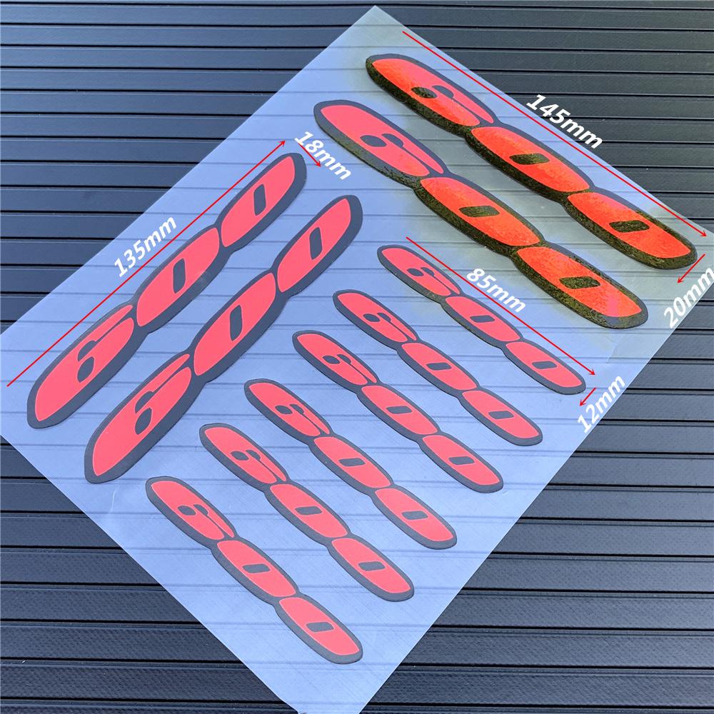 Motorcycle Fairing Tail Sides Red Sticker Decal Emblem for Suzuki GSXR 600 750 1000 GSXR1000 GSXR600 Accessories Racing