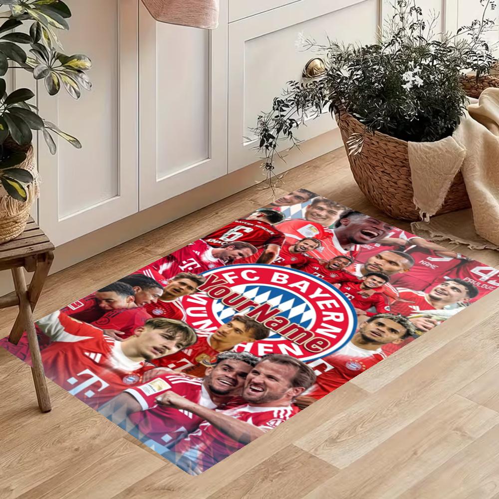 Bayern Munich Customize Your Name Kitchen Rug Runner Rug Laundry Mat Hallway Entryway The Best Gift Choice