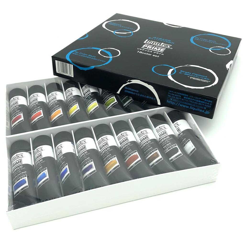 Liquitex Acrylic Paint Liquitex Prime 18 Color Set 30ml