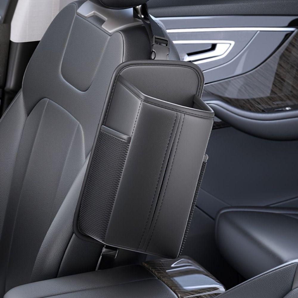 Folding Design Auto Interior Seat Organizer Center Console Tissue Bag  Car Storage