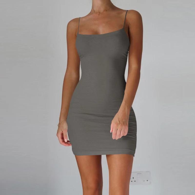 Night Club Skirt Women Package Hip Skirt Straps Bandage Skirt Sliming Solid Color