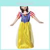 Enchanting Princess Snow White Costume Dress For Halloween Cosplay Party Fun
