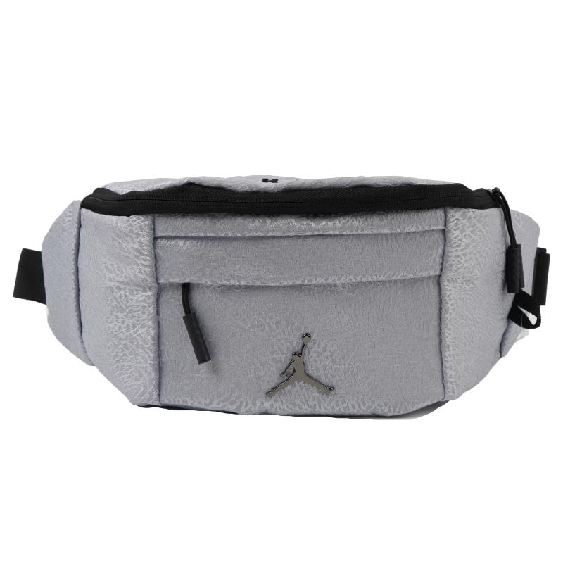 Jordan Polyester Sling Bag, Crossbody Bag, Fanny Pack Regular Unisex Gray Jordan JD2143032GS-002