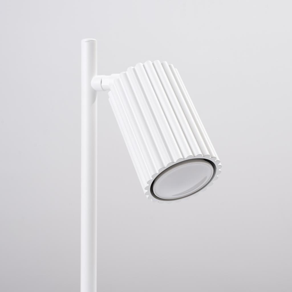 Lampa Biurkowa Karbon 1 Gu10 Biały Alu Sollux Sl.1548