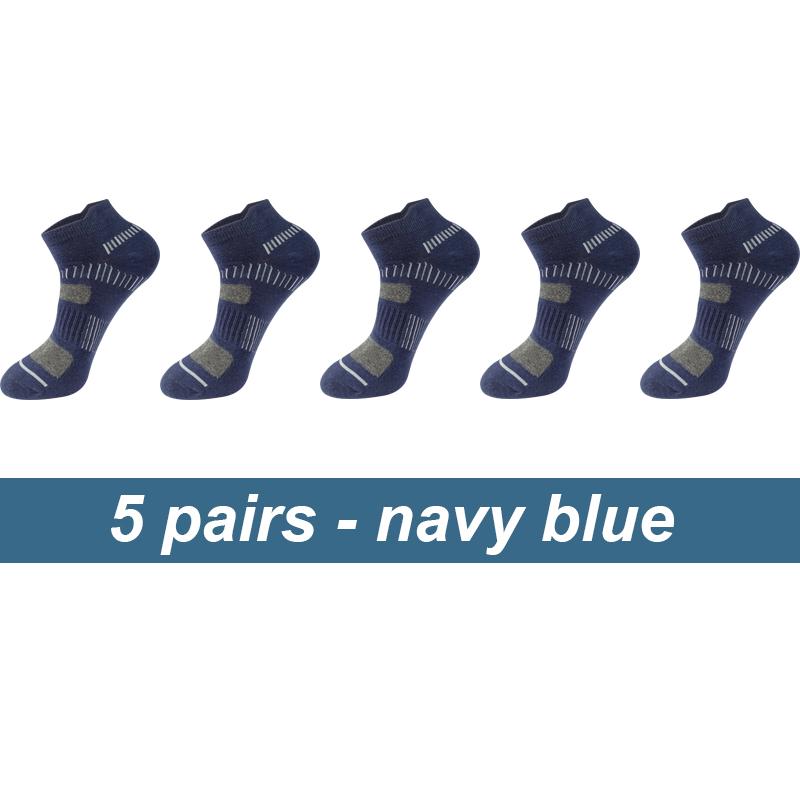 10 párov vysokokvalitné pánske členkové ponožky Bavlna Atletické Polstrované Priedušné Neformálne Športové ponožky Nové Pánske krátke ponožky Veľkosť38-46