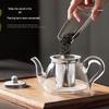 YIHUTEA Heat-Resistant Filter Glass Teapot