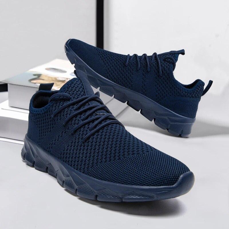 Scarpe Casual da Uomo Leggere Antiscivolo Comode Traspiranti Sneakers Scarpe da Corsa Outdoor per Uomo Taglia a Spinta Calzature in Rete