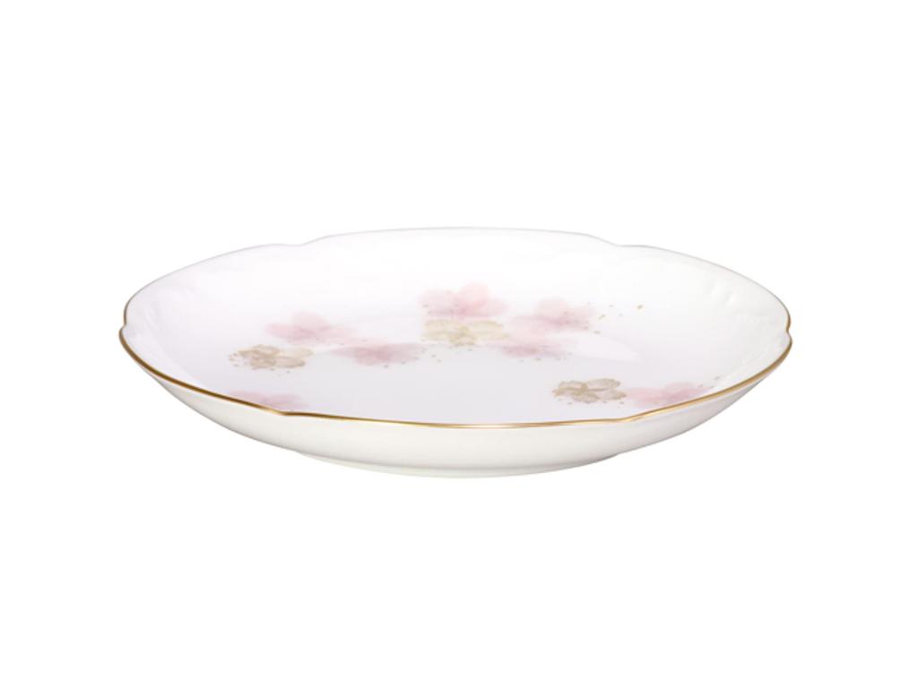 Okura Pottery Art Store Sakura Series 3rd Edition Mug Individual Plate Made in <Direct Exclusive> "Hatsumiyo Sakura" & Set, Coffee/Tea Plate, Japan,