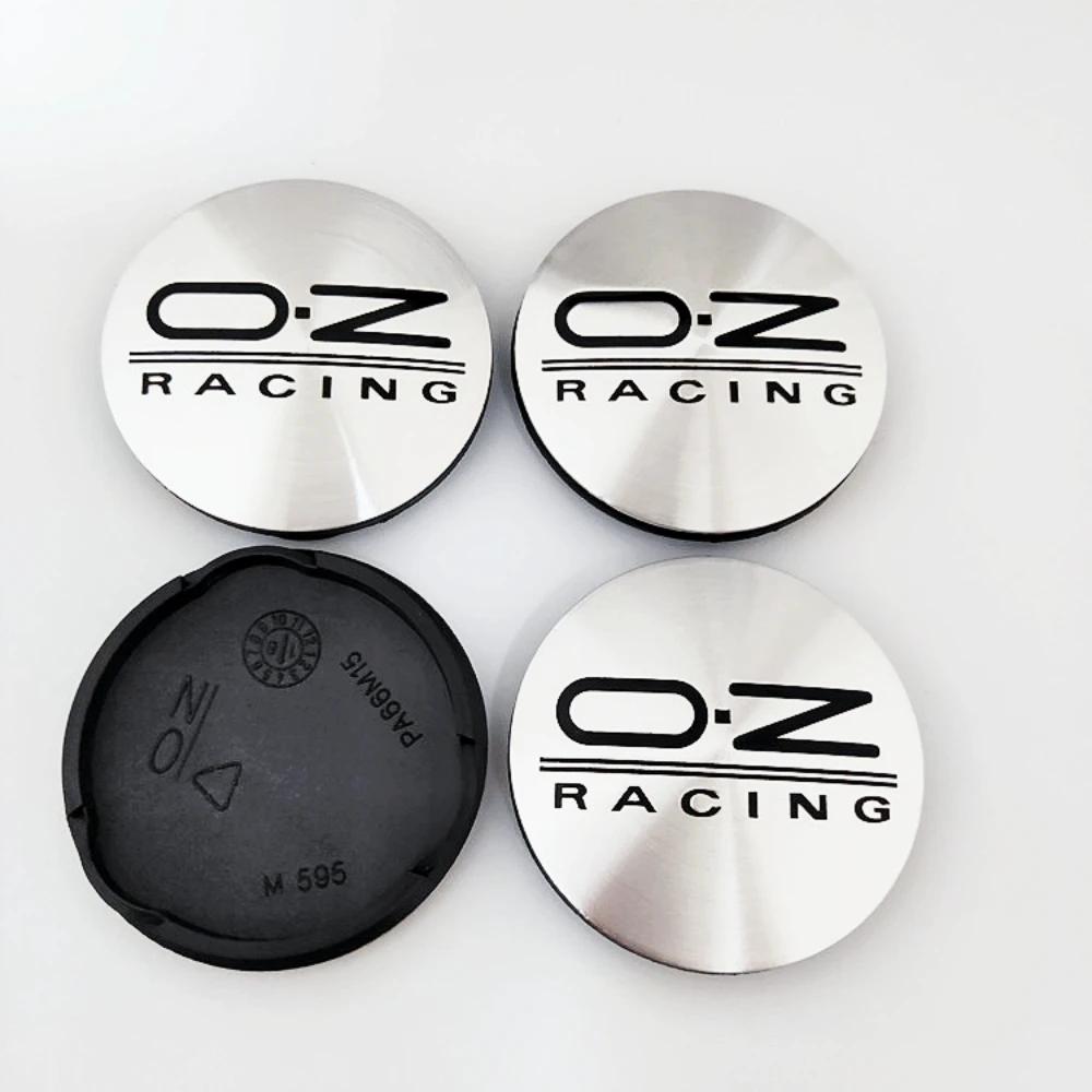 4pcs 62mm M595 Car Wheel Caps With O.Z OZ Racing Sport Emblem Logo Rim Hubcaps Cover Badge Styling Accessories For VW Golf Polo