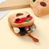 Capybara Plush Coin Purse Cartoon Small Fruit Bag Lovely Cartoon Bags Pendant Cute Watermelon Keychain Headphone Storage Bag