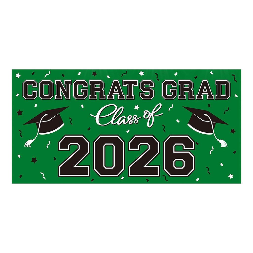 100cm 2026 Graduation Party Background Cloth Banner Graduation Party Photography Props Banner Hanging Cloth