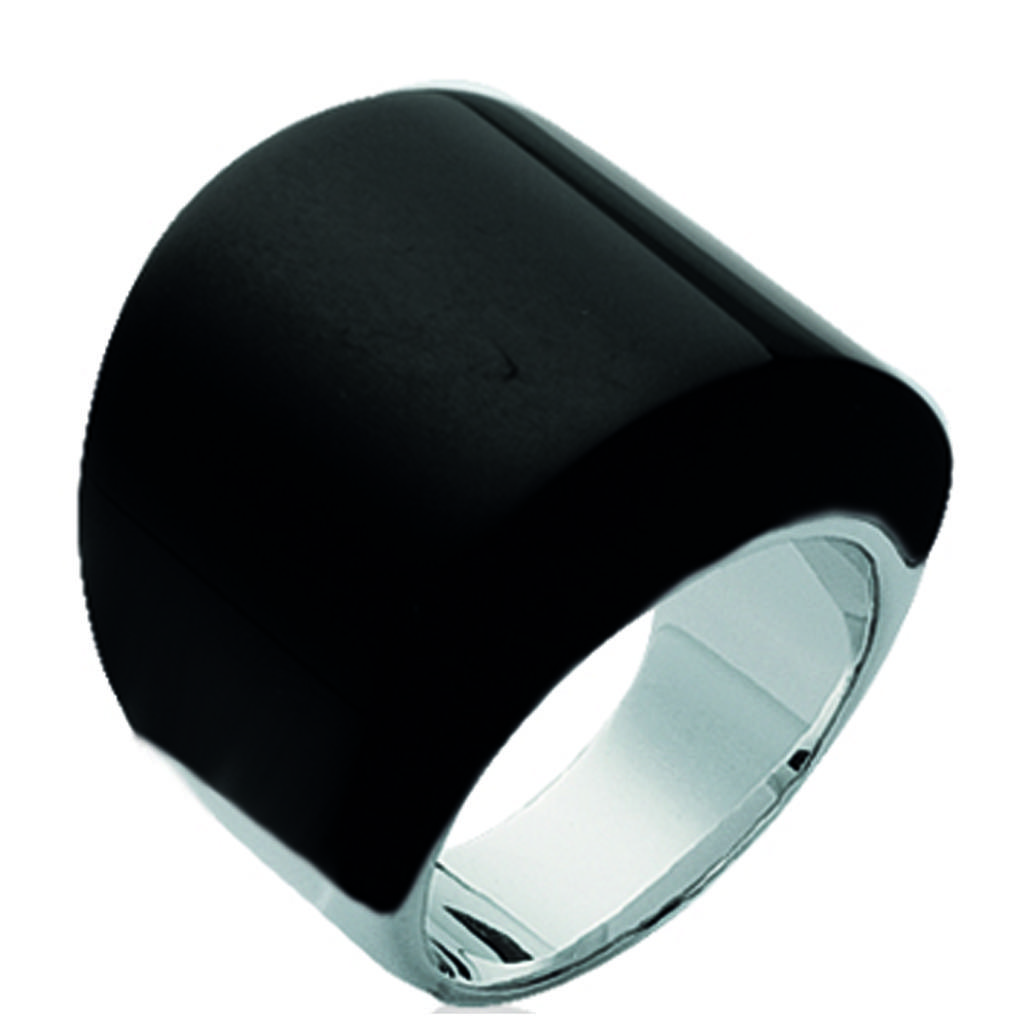 Silver Ring 'Ruth' Black Silver - 18 Mm