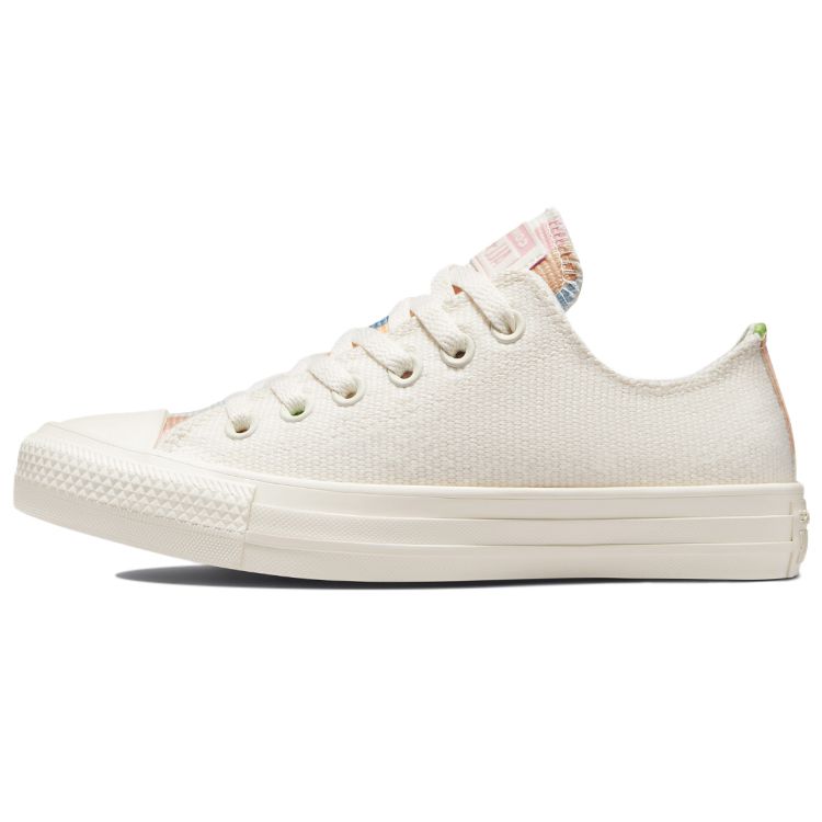 Converse Chuck Taylor All Star Low Crafted Abstract Stripes Women Sneakers Cream Egret Indigo-Oxide 572703C