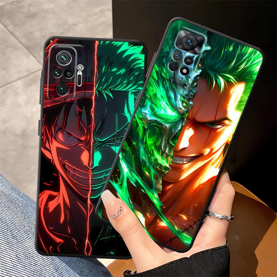 Funda Phone Cover Case for Xiaomi Redmi Note 12S 11S 10 9 8 Pro 11 13 12 Pro Plus 10S 9s Ones Pieces Luffy