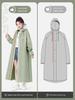 Electric Vehicle-Specific Raincoat, Long Full-Body Storm-Proof Raincoat for Women, One-Piece Adult Outerwear, Thickened Large Single-Person Rain