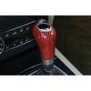 For Benz E-Class 2009-15 Red Carbon Fiber Knob Cover Central Console Gear Shift