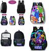 Colorful Roblox Rainbow Friends School Backpack With Breathable Nylon Material