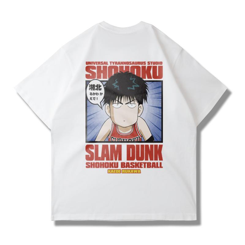 Men's Basketball Fashion Commemorative Short-sleeved Custom Casual T-shirt of The Same Style As Sakuragi Hanamichi