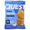 Quest Nutrition Cheese Protein Crackers, Zesty Ranch, , Pack of 6, 45g (1.59oz) Each