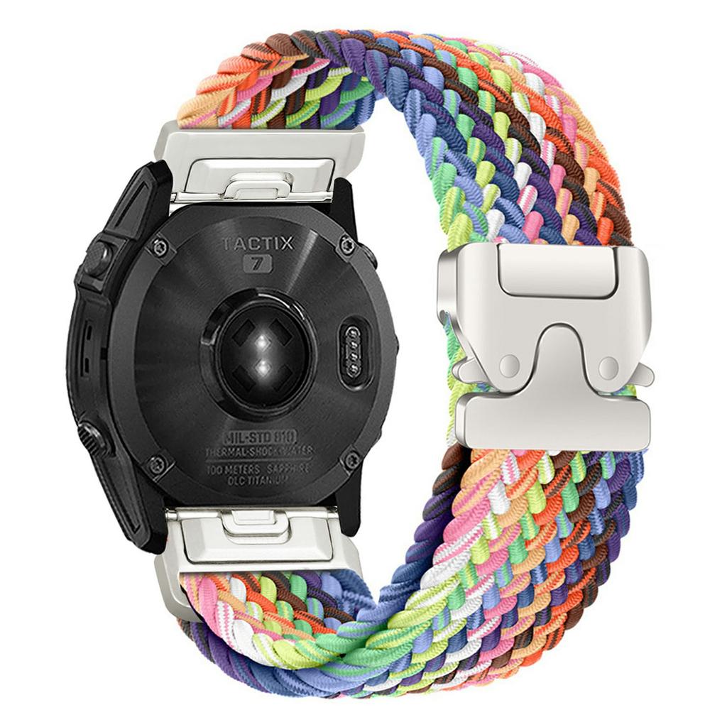 22 мм нейлоновий ремінець для Garmin Fenix 7 / 7 Pro / 6 / 6 Pro / 5 Plus з парашутною пряжкою, ремінець для годинника зі швидким зняттям