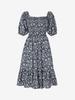 SOUP Puff Sleeve Short Sleeve Dress (Oz6Opt0)