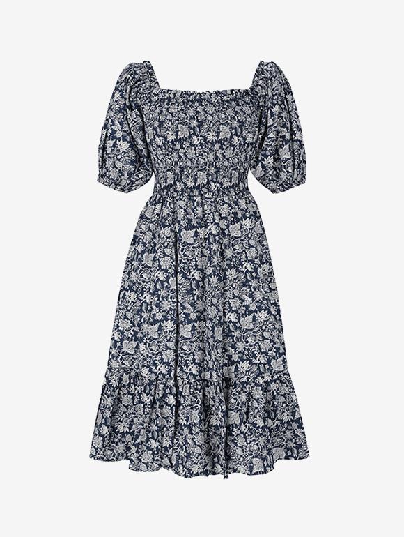SOUP Puff Sleeve Short Sleeve Dress (Oz6Opt0)