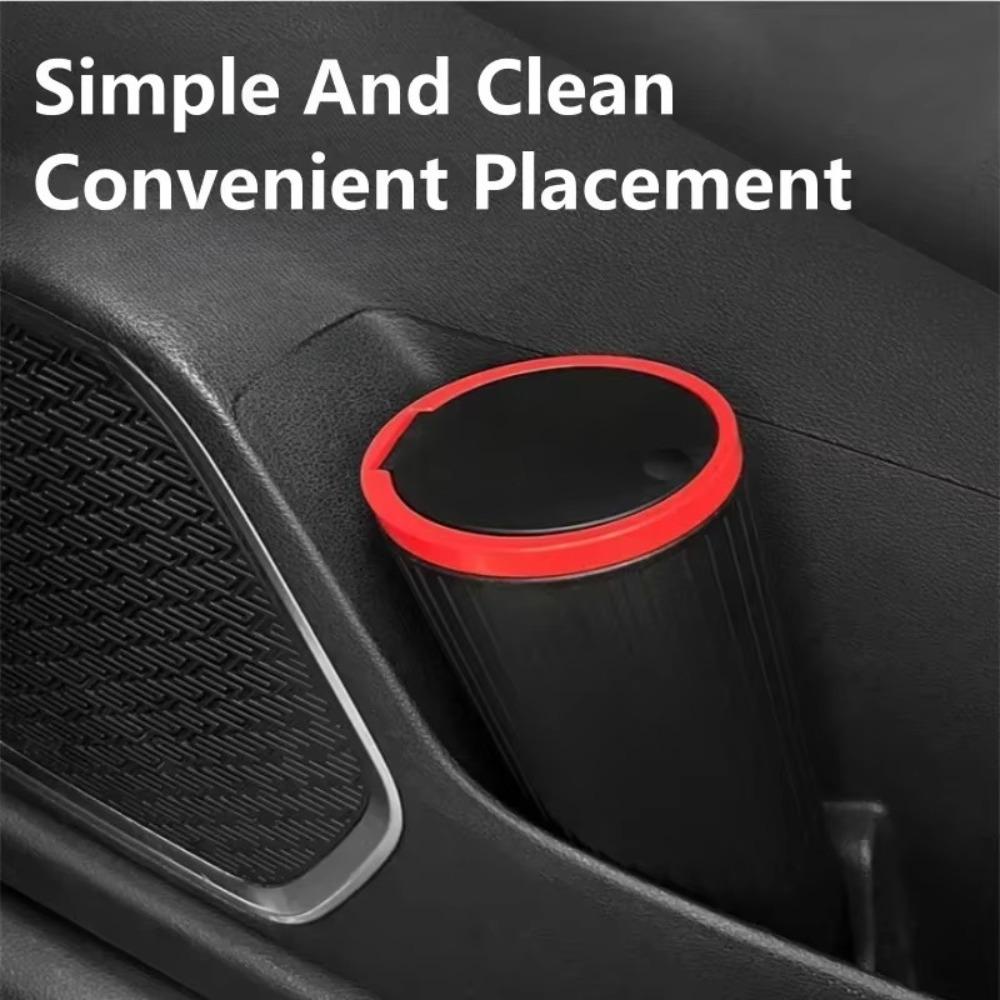 High Quality Portable Cup Holder Trash Can for Car Leak-Proof Waterproof Car Trash Bin Cup Holder Trash Can Car Interior