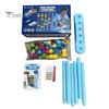 Color Ring Stacking Game 1/2 Sets Matching Challenge Game, Fast Pattern Family Board Kids Logic Puzzle for & Adults, Birthday Easter Christmas